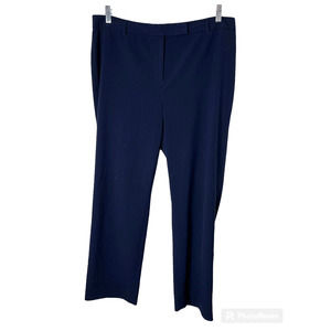 Chaus Women's Pants Size 16 in Navy Blue with Belt Loops